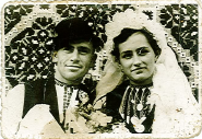Ion și Maria-Veronica Pilea – mire și mireasă – 1960 
