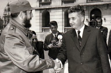Ceausescu- Fidel Castro
